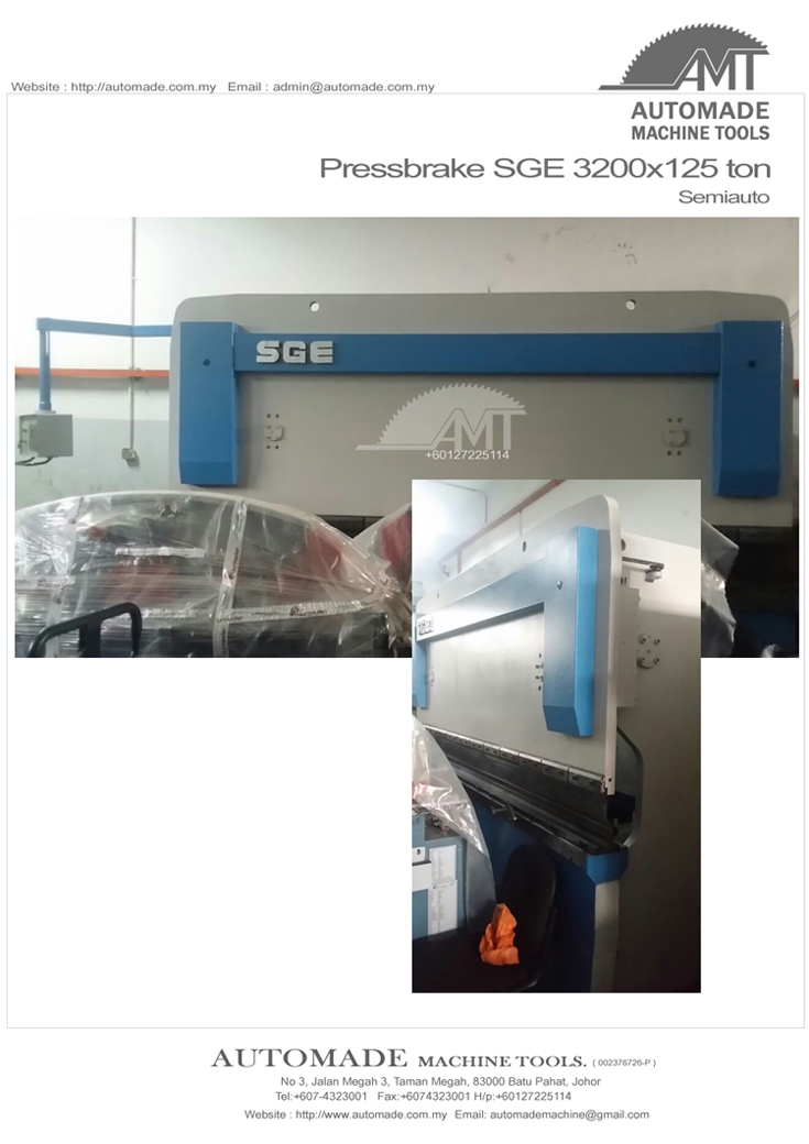 Pressbrake machine 3050xt125